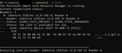 view certificates on smart card|certutil asking for smart card.